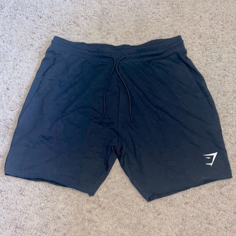 GYMSHARK Black Mens Shorts Size XL